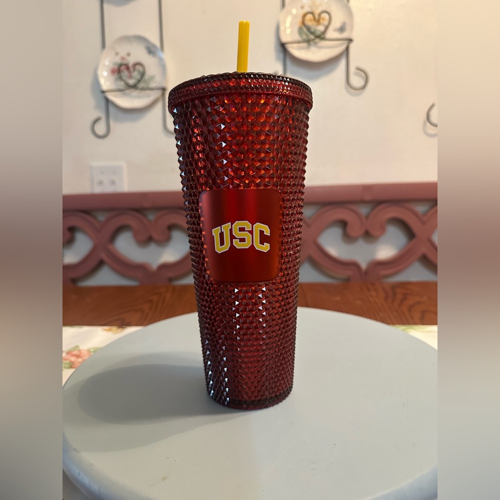 Starbucks Burgundy Textured Tumbler Drinkware